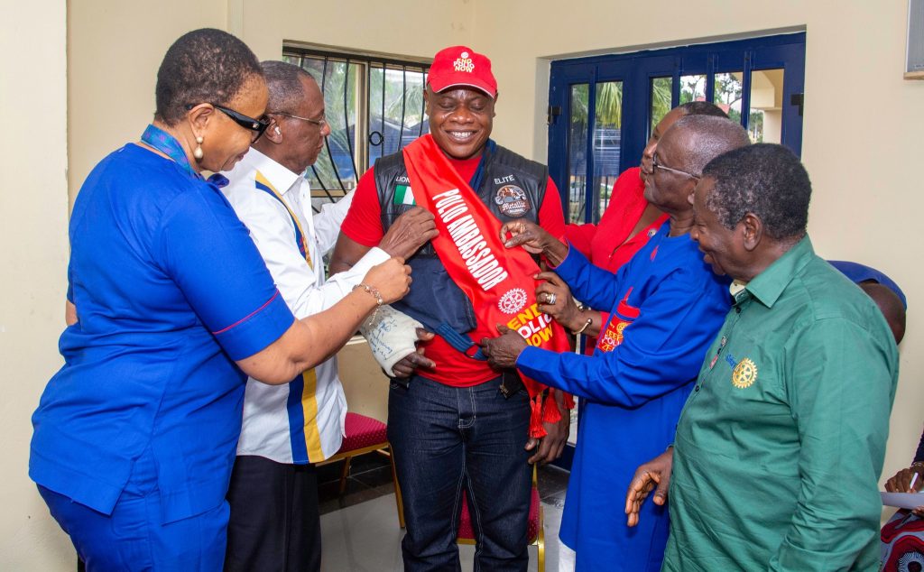Nigeria National PolioPlus Committee Unveils Rotarian Kunle Adeyanju as Celebrity Ambassador
